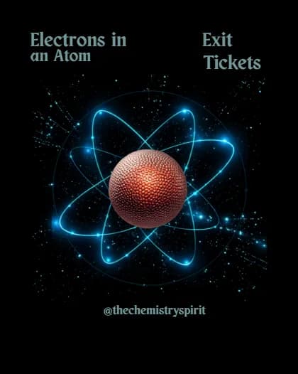 Electrons in an Atom Exit Tickets